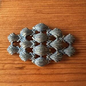 Vintage Gold Patina Brooch/Scarf Pin